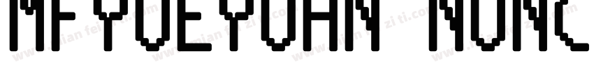 mfyueyuan noncommer字体转换